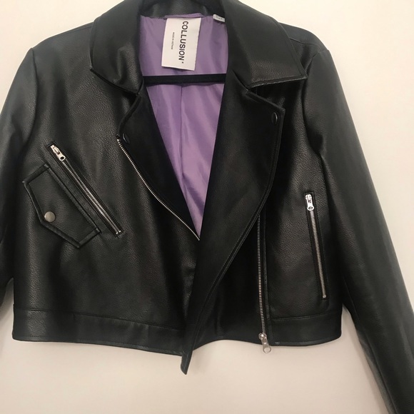 SOLD ASOS leather jacket - Picture 2 of 5